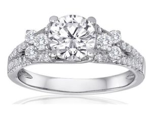 Round diamond engagement ring by Imagine Bridal