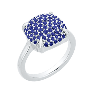 Blue sapphire “Lecircque” ring by Shah Luxury